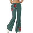 thumbnail image 3 of TaTaai Women's Loose Comfortable Flared Wide Leg Yoga Pants Fashion Casual Sports Fitness Trousers Soft Breathable All Match Daily Wear Gift, 3 of 7