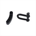 thumbnail image 5 of 10 Piezas de Hebilla de Grillete de Pulsera de Paracord, de Grillete de de Clip de Grillete D Ajustable para Pulsera de Supervivencia Negro, 5 of 5