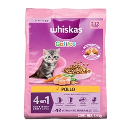 Alimento Seco para Gatitos Whiskas® 4 en 1, 100% Nutrición Completa y Balanceada – Sabor Pollo 1.4kg