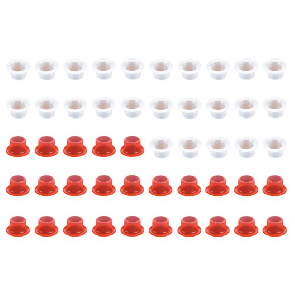 Juntas de sellado a prueba de fugas para grifo, juntas de silicona de 1/2 pulgadas para accesorios de plomería, pieza de repuesto duradera, anillos de 50 pcs