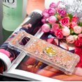 thumbnail image 2 of Funda para Samsung Galaxy S10 Plus con Brillo Líquido Flotante, Purpurina, Parachoques y Anillo Giratorio Soporte, 2 of 5
