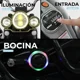 thumbnail image 4 of Moto electrica para niño y niña montable chopper con copiloto y musica color negro, 4 of 5