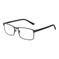 thumbnail image 1 of Lentes de lectura EZ Readers hombre modelo forma cuadrada color gris, dioptria 2.0, 1 of 4