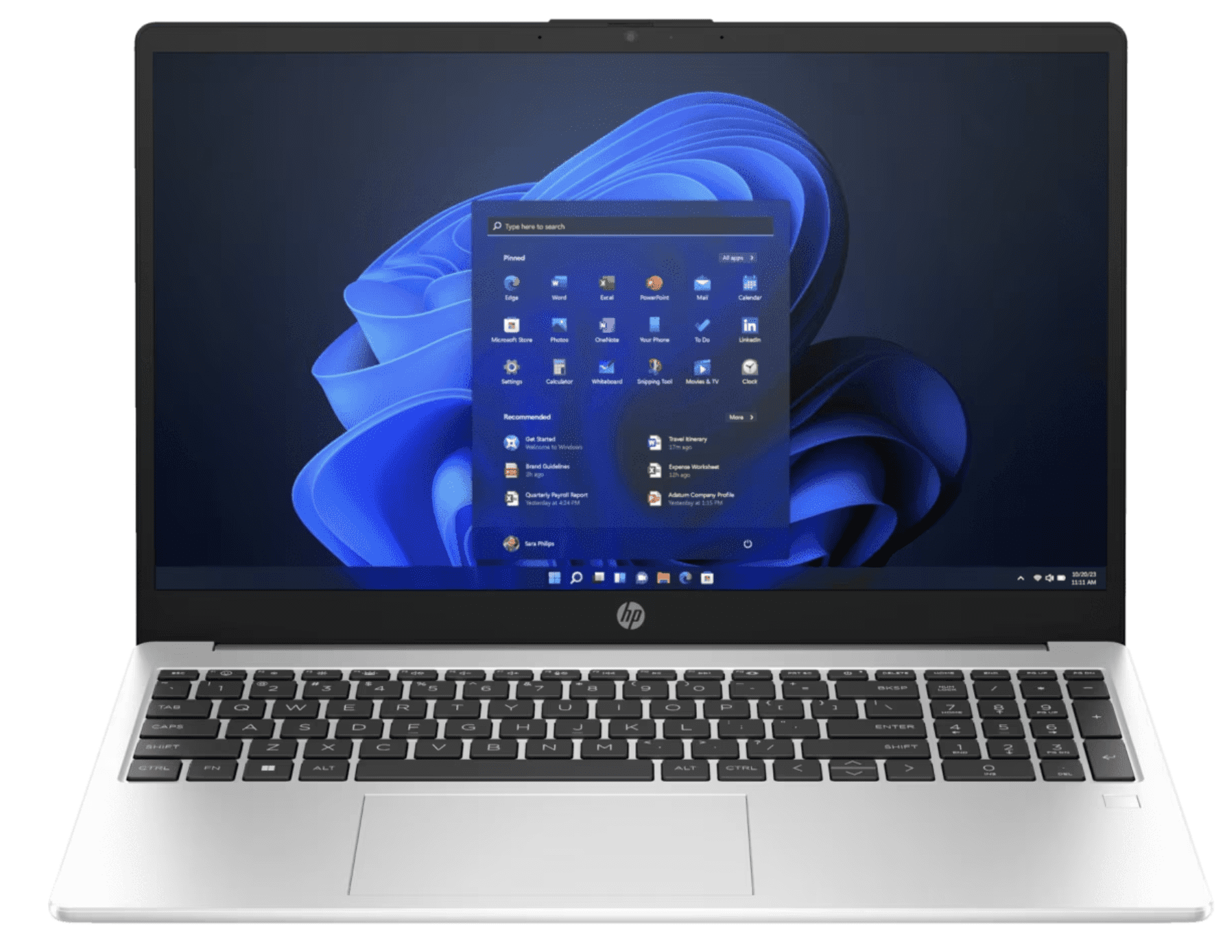 Laptop HP 255 G10 AMD Ryzen 5 7530U 16GB RAM 512GB SSD Windows 11 Home 15.6 Full HD Teclado Español Plateado