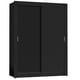 thumbnail image 1 of Ropero Closet Madesa Denver 2 Puertas Corredizas Negro, 1 of 10