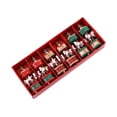 thumbnail image 2 of 6 piezas de carrusel de caballo colgante para decoración navideña, accesorios para fotos, regalos para fiestas rojo oro verde, 2 of 9