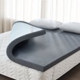 thumbnail image 1 of Z-hom Cubrecolchón Individual con Funda, Cubrecolchón de Memory Foam con Gel Refrescante de 3 Pulgadas, Acolchado Mullido Tamaño Individual con Funda Protectora Antideslizante y Amigable con la Piel, 1 of 9
