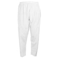 thumbnail image 1 of Pantalones musulmanes para hombre, de poliéster y algodón, holgados, con banda elástica en la cintura, pantalones afganos (blanco, XL), 1 of 15