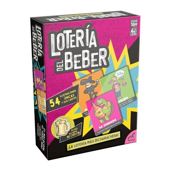Juego De Mesa Novelty Fiesta Lotería Del Beber