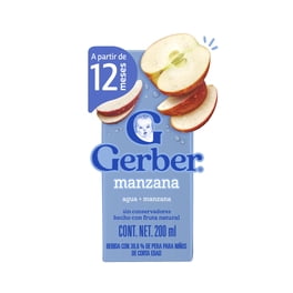 Bebida Gerber Sabor Manzana 200 ml