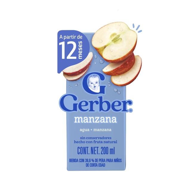 Bebida Gerber Sabor Manzana 200 ml
