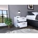 thumbnail image 5 of Mesa Noche Argento Madera Aglomerada MDP Blanca Excelsior, 5 of 5