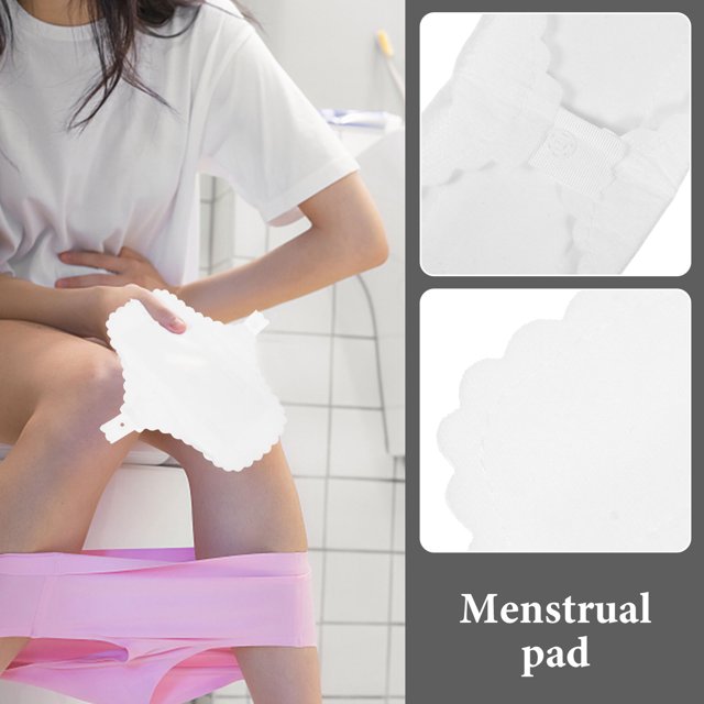 SEWCHICS 10Ud Menstrual De Reutilizable Con Borde De Encaje Para Mayor