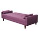 thumbnail image 5 of Sofá Cama Reclinable El Bazar Store Cancún Lino Rosa Brazos Separados Respaldo Abatible, 5 of 7