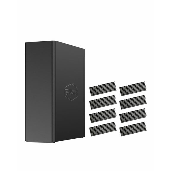 Almacenamiento NAS TERRAMASTER F8 SSD de 8 bahías, QuadCore, 8 GB de RAM, 10 GbE
