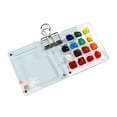 thumbnail image 1 of Portable Mini Acrylic Watercolor 8/15 Removable Watercolor Paint With Metal Clip Unique Gifts For Artists, 1 of 2