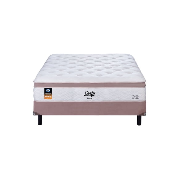 JUEGO SEALY ROSE, KING SIZE