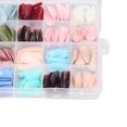 thumbnail image 3 of Riousery 576pcs False Nail Tips Set Full Cover Pure Color Fashionable Press On Fake Nails Art Tips 19.00 cm x 14.00 cm / 7.48 inches x 5.51 inches, 3 of 9