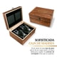 thumbnail image 4 of Set de Regalo con Vasos de Vidrio Vintage Swirl Mixologic Gift Set, 4 of 9
