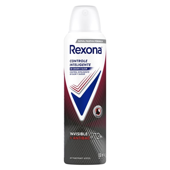 Antitranspirante Rexona antibacterial + invisible en aerosol para dama 150 ml