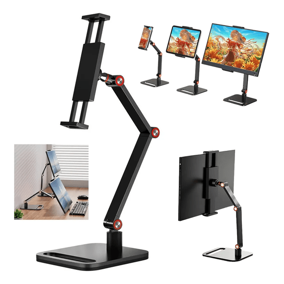 Soporte Para Monitor Portátil,soporte Con Base, Xtellar negro