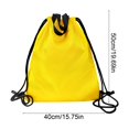 thumbnail image 3 of Mochila deportiva impermeable con cordón | Bolsa de gimnasio de tela Oxford Gran Capacidad | Organizador de Viajes Plegable de Fitness | Saco de almacenamiento duradero para exteriores, natación, 3 of 6