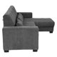 thumbnail image 3 of Sofá Love Chaise Derecho en L TRINITY Eros 3 Plazas Gris Oscuro para Sala, 3 of 8