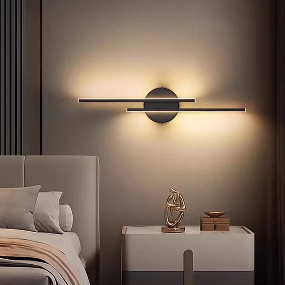 Lámparas de pared LED de ambiente, lámparas de pared para pasillo, lámparas de pared para fondo de sala de estar, lámparas de entrada de hotel, lámparas de pared decorativas, lámpara de pared de hierr