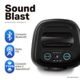 thumbnail image 4 of Bocina Bluetooth 800W Con Luces LED USB Micro SD AUX Radio FM Portátil 12h Enlaza 2 Dispositivos Carga Tipo C Signa Sound Blast, 4 of 9