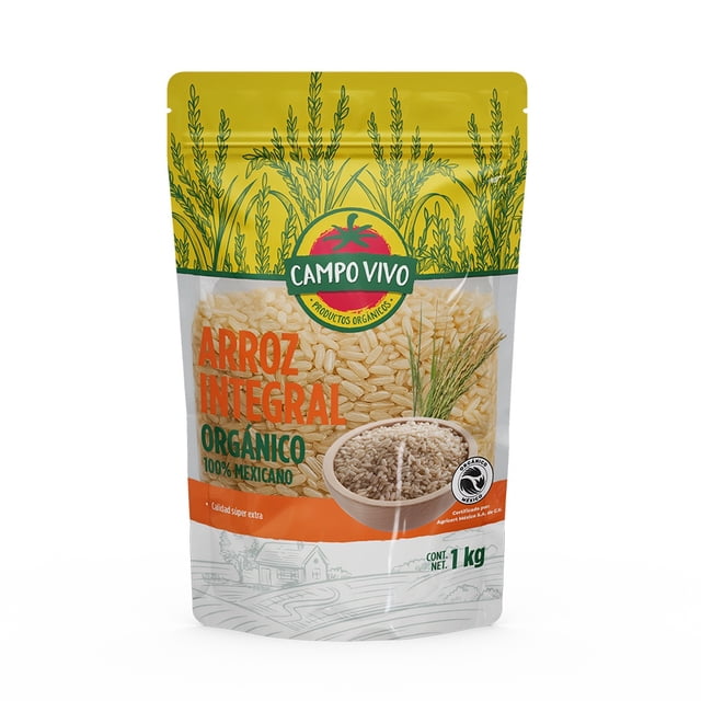 Arroz integral Campo Vivo orgánico de 1 kg