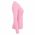 thumbnail image 4 of Playera George para Mujer Escote Redondo Manga Larga Rosa Talla EG, 4 of 4