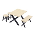 thumbnail image 4 of Mini mesa y silla para exteriores, modelo de juguete de simulación para niños, juego de rol, juego de camping en miniatura para accesorios de, 4 of 9