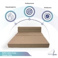 thumbnail image 3 of Sofá Cama Plegable - Queen - Marron Claro Memory Foam SOFA CAMA COZY, 3 of 10