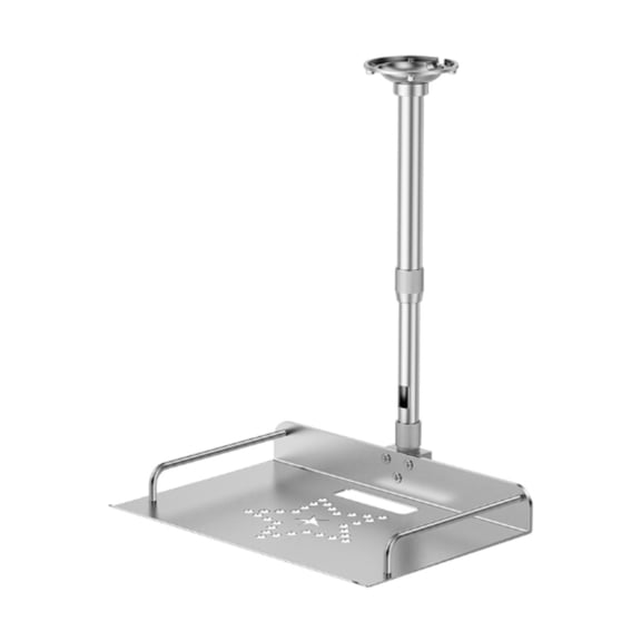 Soporte de techo con bandeja para proyector/cámara Altura ajustable Fácil instalación Estilo a