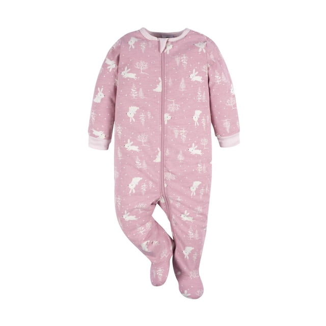 Gerber Essentials Mameluco 1 Pieza Conejo Rosa Claro 3-6M