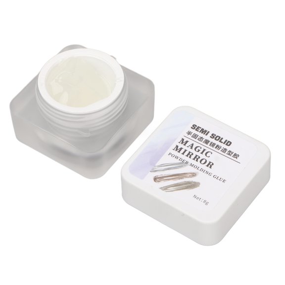 Pegamento Para Decoración De Uñas, Pegamento Para Moldear En Polvo De Espejo Delicado Transparente Seguro Para El Hogar