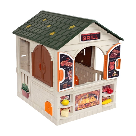 Casita Prinsel Play House 2 En 1 Grill