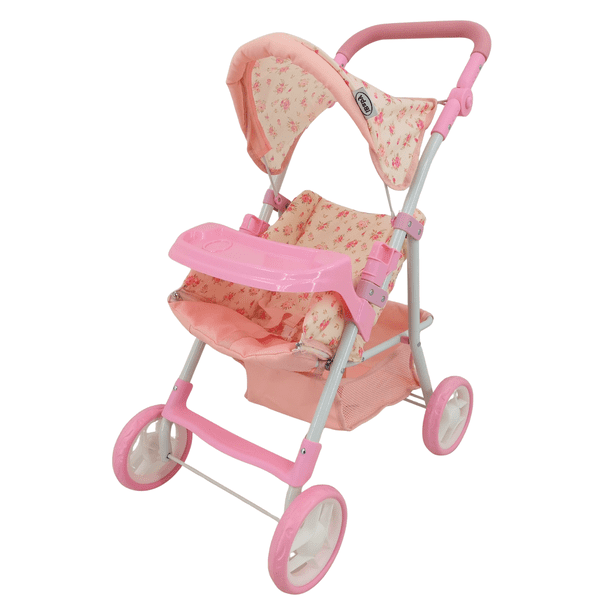 Carriola de Juguete para Muñeca iBaby Lariana Roses Pink