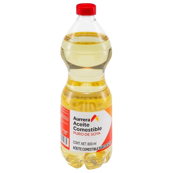 Aceite Aurrera puro de soya 800 ml