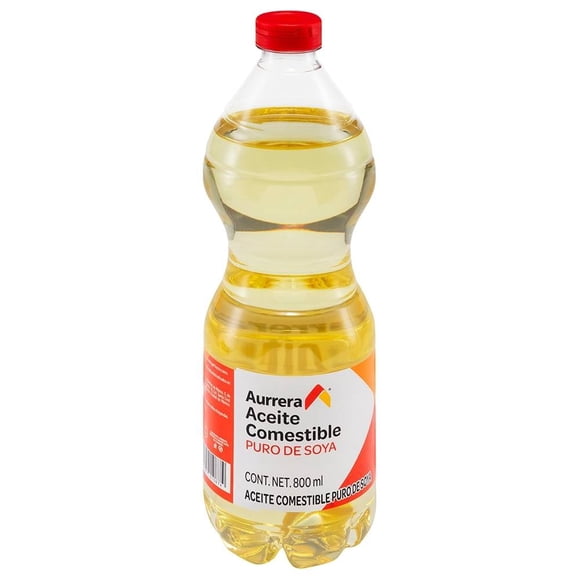 Aceite Aurrera puro de soya 800 ml