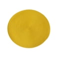 thumbnail image 1 of Manteles individuales Advancent redondos resistentes y duraderos color amarillo 38 cm, 1 of 6