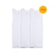thumbnail image 1 of Camiseta Fruit Of The Loom para Niño, Atletica de Algodón Sustentable, Blanco, 3 Piezas, Talla CH, 1 of 4