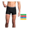 thumbnail image 2 of Bóxer Fruit of the Loom para Hombre Bóxer Trunk Algodón Sustentable Negro 4 Piezas Talla G, 2 of 4