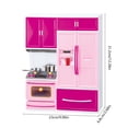 thumbnail image 2 of Minicocina rosa para niños pequeños | Juguete de cocina realista con accesorios | Juego educativo de interior para niños y niñas, 2 of 6