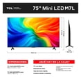 thumbnail image 2 of TV TCL 75 Pulgadas 4K UHD Smart TV Mini LED 75M7L, 2 of 7