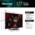 thumbnail image 3 of TV Hisense 55 pulgadas 4K Ultra HD Smart TV MiniLED 55U7N, 3 of 4