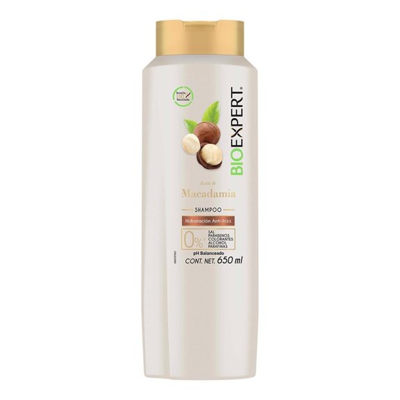 Shampoo BioExpert aceite de macadamia anti frizz 650 ml