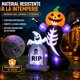 thumbnail image 4 of Inflable Halloween Calabaza Esqueleto 2.40m Fantasma Luz Led, 4 of 8
