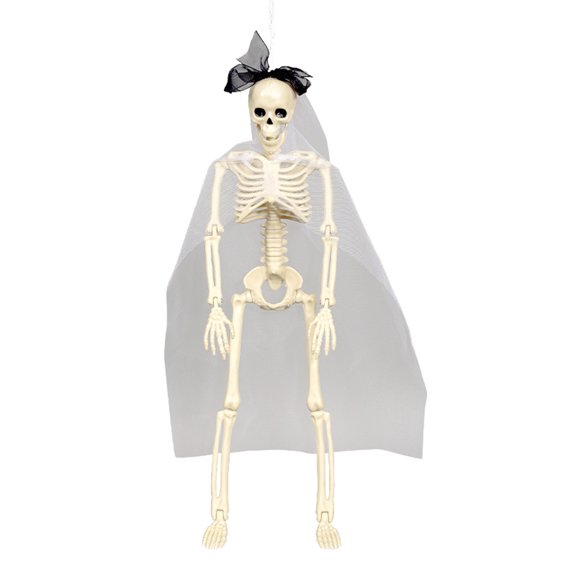 Halloween Skeleton Groom Bride Skeleton Simulation Human Plastic Skeleton Couple Human Skeleton Decoration Prop
