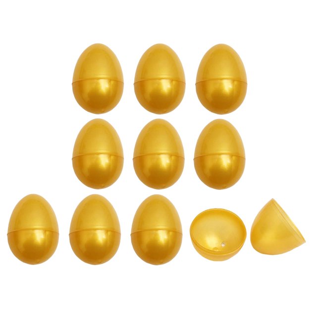10 Unids Huevos de Pascua Rellenables Decoración a Granel para el Hogar Vacío para Favores de Fiesta Rellenos de Cesta en Huevos